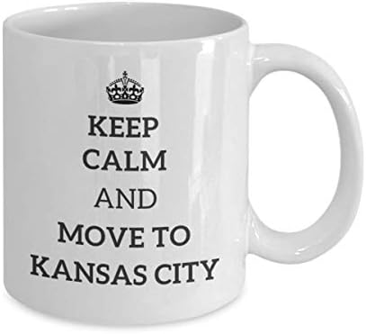 Продолжете да се смирите и да се преселите во чашата чаша во Канзас Сити патник соработник пријател подарок Мисури Патнички кригла присутни