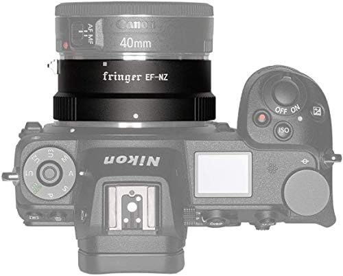 Fringer Canon EF леќи до Nikon Z Mount Cameras Auto Focus Adapter Ring Compaditional со Nikon Z6 Z7, Z50. EF-Z Af