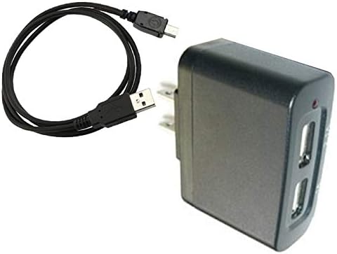 Подеднака нова двојна USB порт AC/DC адаптер компатибилен со Garmin Nuvi 30 40 50 50 3450 3490 2455 2475 2495 LM 2455LMT 2495LMT 2505 2405 GPS напојување кабел за напојување кабел за кабел за домови за до?