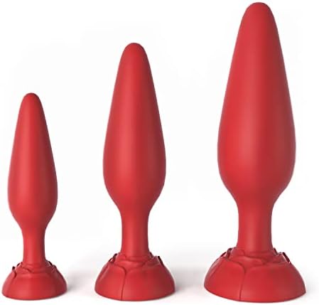 Играчки за секс на секс на розови приклучок, 3 парчиња за обука на задникот за силиконски возрасни секс играчки, комплет за