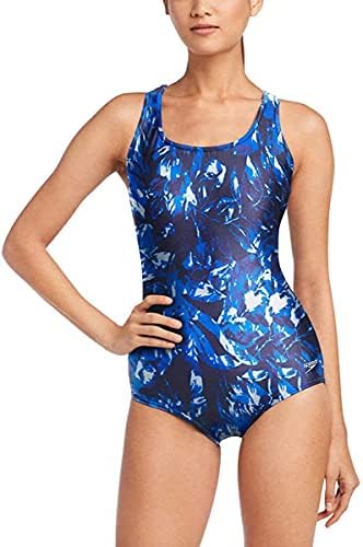 Speedo Women Ultraback Едно парче костим за капење црно со бело цевководи