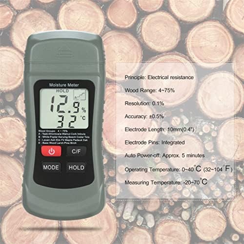KJHD дрво навлажнувач Е метар LCD дигитален влага тестер Тестер за протекување на вода Детектор за истекување 4 режими Температура