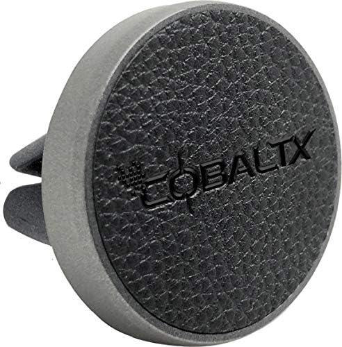 Кобалткс Универзален магнетски воздух за монтирање ултра-компактен кожен луксузен серија компатибилен со iPhone X/10/8/7/6 S8/S7/S6 iOS/Android паметен телефон CAL-мобилен телефон