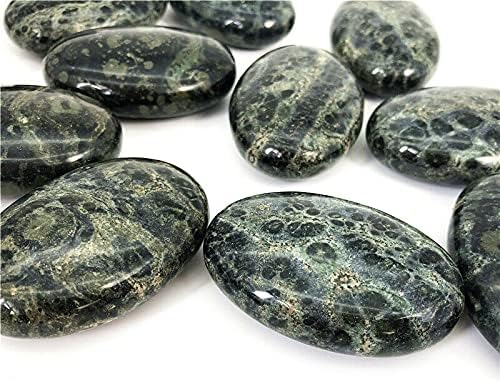 Shitou2231 1pc природен паун кристал за очите кристална дланка масажа Полиран камен заздравување подарок природни камења и минерали заздравувачки камења