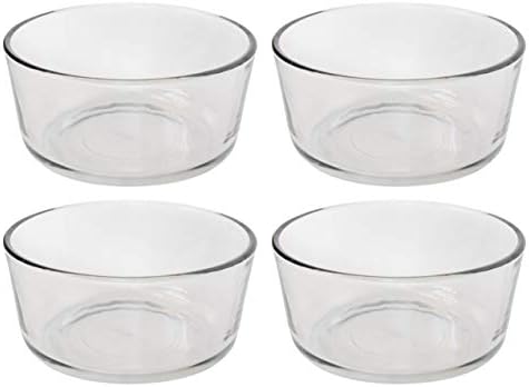 Пирекс Едноставно Чувајте 7201 4-Чаша Круг Јасно Стакло Чаши За Складирање Храна-4 Пакет