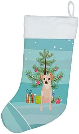 Богатства на Каролина WDK2978CS CHIHUAHUA CHIRHN CHRISTHER CHRISTHER CHRISTHEN, камин што виси чорапи Божиќна сезона забава Декорации