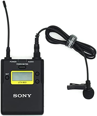 Microphone DiscurnKey Lavalier Lapel за Sony UWP V1 D11 D21 безжичен микрофон систем, микрофон за микрофон за кондензатор, микрофон