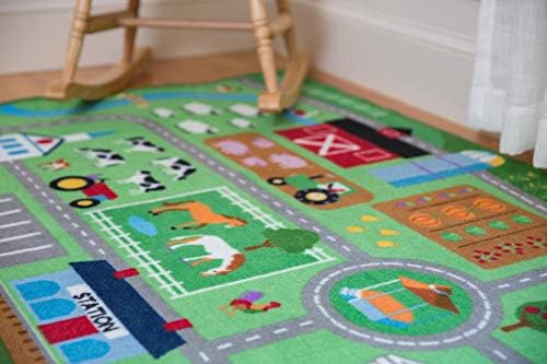 Детски деца Едукативна игра килим за момчиња и девојчиња, карактеристики за поддршка на лизгање и серодни граници, играат килими