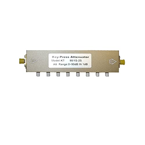 Прилагодлив атенуатор за присилување на клучот-притискање на чекор-прилагодлив 0-90dB 3GHz