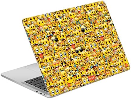 Дизајн на главни случаи официјално лиценциран Emoji® Smimeys Art Modests Vinyl налепница на кожата на кожата, компатибилен со MacBook Pro