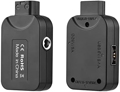 Xixian D-Tap машки до женски адаптер конектор со 5V 2.1A USB & 8V 3A DC излезни напори за батерија за монтирање на злато-монтирање