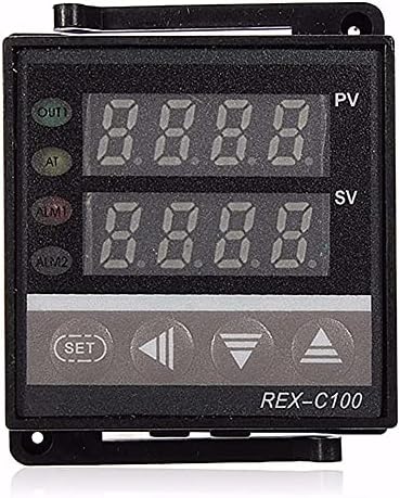 Carlak Digital LCD PID REX-C100 Контролер на температурата сет + K термопар + Max.40a SSR