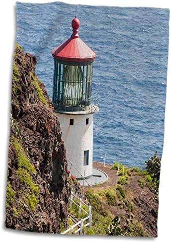 3drose Makapuu Point Lighthouse, Оаху, Хаваи. - крпи