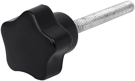 Aexit M6X40mm Star Knobs Knobs Head Screw на типот машини за прицврстување на раката за машки топчести копчиња за копчиња за копчиња