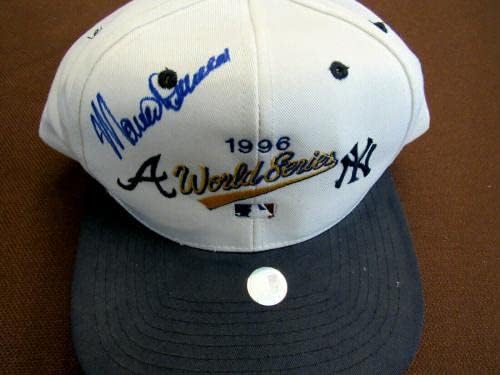 Mariano Duncan 1996 WSC NY Yankees потпиша Auto 1996 Светска серија капа капа JSA - Автограмирани капи