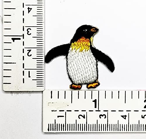 HHO Patch Set 3 парчиња. Мини пингвин птица симпатична налепници за животни цртани деца Апликации закрпи пингвин железо на шиење на лепенка