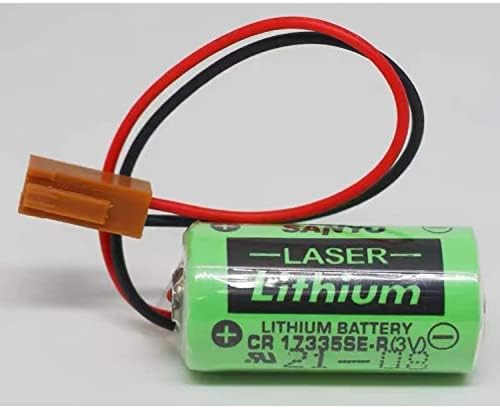 CR17335SE-R 3V Литиумска Батерија 1800mAh За Sanyo Fanuc A98L-0031-0006 A02B-0177-K106 Батерија Со Приклучок