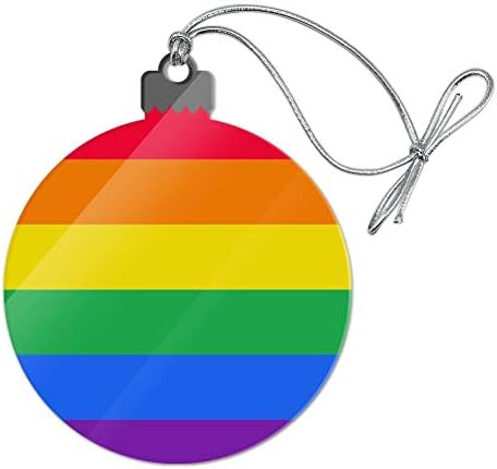 Виножито гордост геј лезбејски современ акрилен украс на елка
