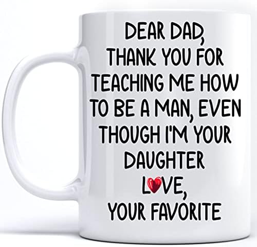 Кобало тато подароци од ќерка, драг татко ти благодарам што ме научи како да бидам маж, иако јас сум твојата ќерка, сакам кафе чаша