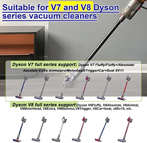 2-во-1 V7/8 Адаптер за батерии за батерија Dyson V7/8 со батерија Milwaukee 18V Конвертира во Dyson V7/8 Серија Апсолутна правосмукалка за животни,