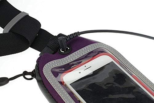 Водоотпорен мобилен телефон на Navitech Purple Mobile што работи на половината - Компатибилен со Samsung Galaxy A50