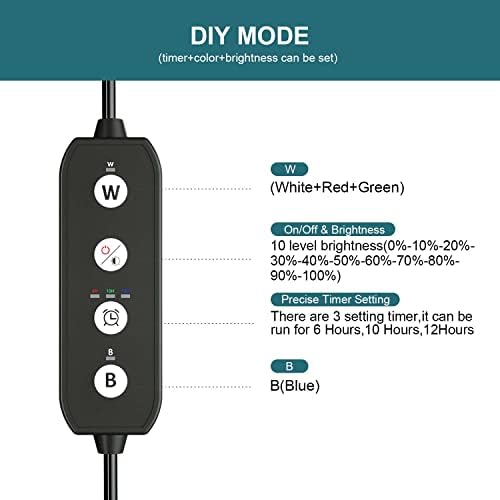 Аквариумско Светло Предводено Од SEAOURA Со Тајмер, Потопни Аквариумски Светла За Аквариум, Светло За Аквариум Со Автоматско Вклучување/Исклучување,