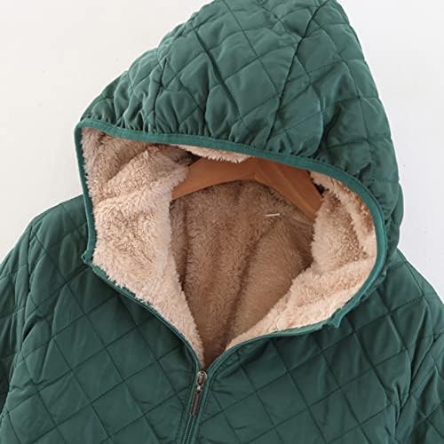 Зимски палта за женски патент со долги ракави од 2023 година, палто, наредени со кадифена топла јакна со џебови за надворешна облека