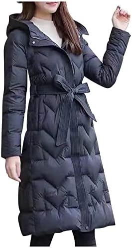 Долга јакна за слабеење на појас, тенок надолу со коленото, со должина на женски стил со средна должина корејска јакна со долга палто за излез