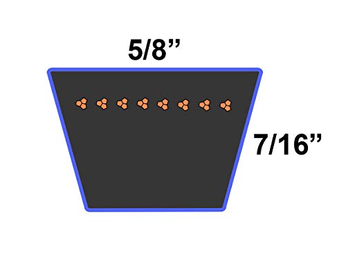 D&D PowerDrive 58x420 Kevlar V Belt, Aramid