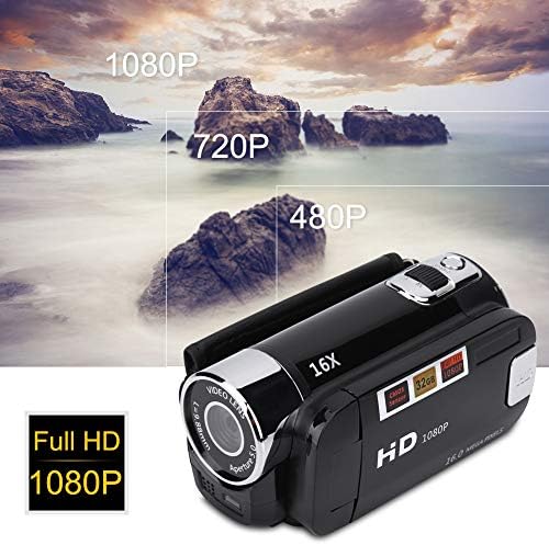 Дигитална камера Socobeta Camcorder Full HD 270 ° Rotation 1080p 16x висока дефиниција дигитална камера видео DV камера DV плеер