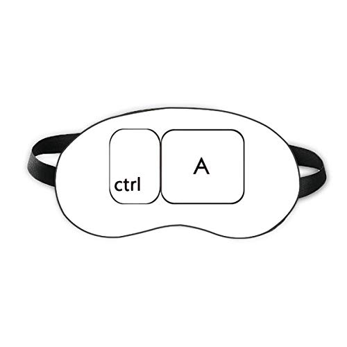 Симбол на тастатурата ctrl Sleep Shield Shield Shield Soft Night Blindfold Shade Cover