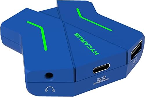 [Поддршка за поставување на повеќекратни тастатури] тастатурата Hycarus и адаптер за глувче за Nintendo Switch/Xbox One/PS4/PS3, адаптер