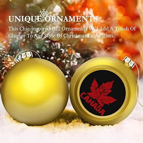 Канада Божиќна топка што виси украси Xams Декорација на дрво за забава