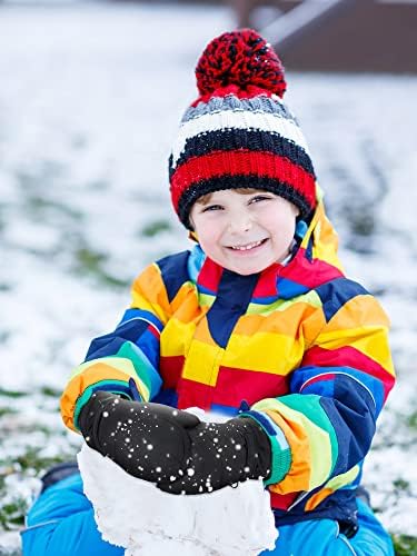 4 пара деца скијачки ракавици водоотпорни топли снежни белезници зимски топли нараквици за активности на отворено