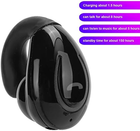 AUHX Bluetooth слушалки, ергономски деловни слушалки Преносна удобна мода за професионална употреба за трчање за општа намена за бизнис
