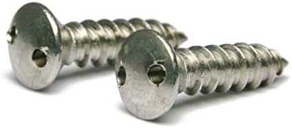 Спајнер Безбедност на овална глава метални завртки 18-8 не'рѓосувачки челик 6
