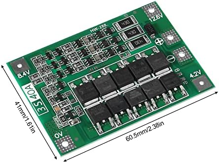 QCCAN 3S 40A 12.6V Li-јонски литиум за заштита на батерии PCB BMS CHALGER CARGER CORCUIT за вежбање мотор…