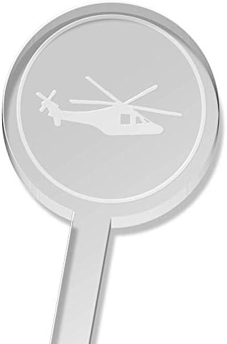 Азееда 5 х 'Хеликоптер Силуета' Високи Мешалки За Пијалоци/Стапчиња За Вртење