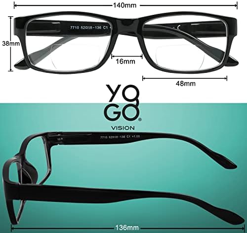Бифокални Очила За Читање За Мажи И Жени Правоаголни Мултифокални Читатели Со Пролетни Шарки Ретро Дизајн