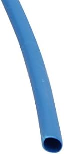 Аексит Топлинска Смалувачка Електрична опрема Цевка 1,5 мм Внатрешна Диа Сина Жица Завиткајте Кабелски Ракав Долг 2 Метри