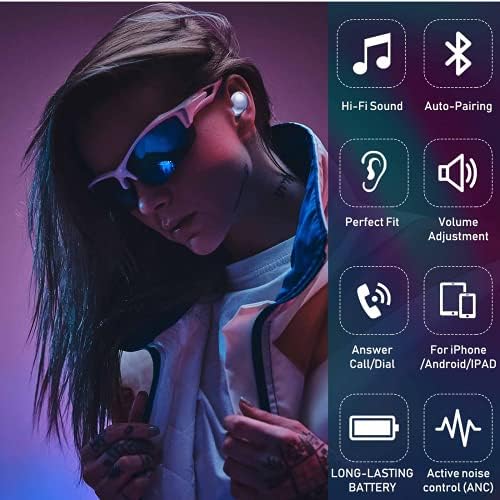Улични пупки на урбанкс про Bluetooth ушите за Samsung Galaxys S9 Вистински безжичен, изолација на бучава, кутија за полнење, квалитетен звук,