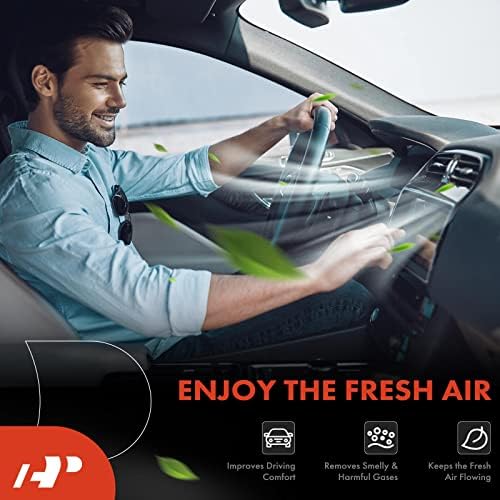 А-PREMIUM 2-PC CABIN AIR FILTER со активиран јаглерод компатибилен со Buick Allure, Century, Lacrosse, Regal & Chevrolet Impala,