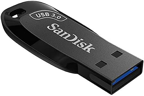SANDISK 256gb ULTRA Shift USB 3.0 Голема Брзина 100mb/s Флеш Диск SDCZ410 - 256g Пакет Со Goram Црна Јаже