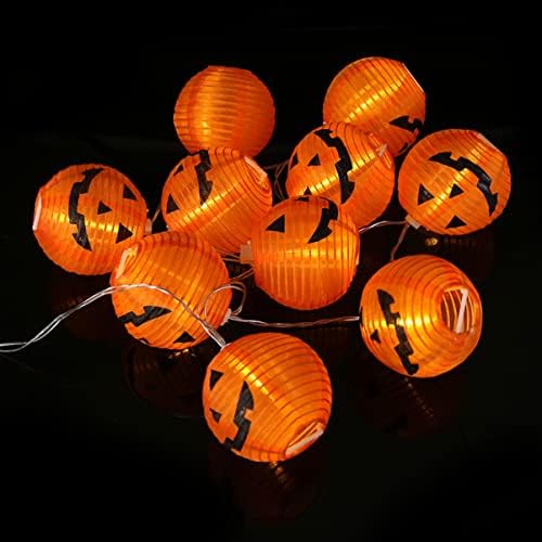 3 парчиња 6- LED жица тиква светла за низа за вештерки, жица светла батерија управувана самовила предводена светлосна жица жица, светла светла