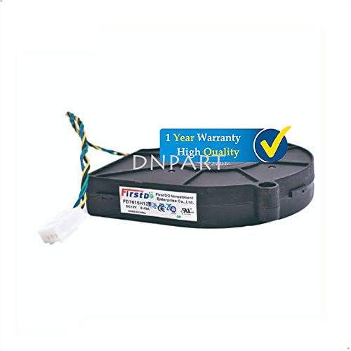 DNPART компатибилен за Firstd FD7015H12D 75 * 77 * 15mm 7cm 12V 0,43A 4pin вентилатор на вентилатор