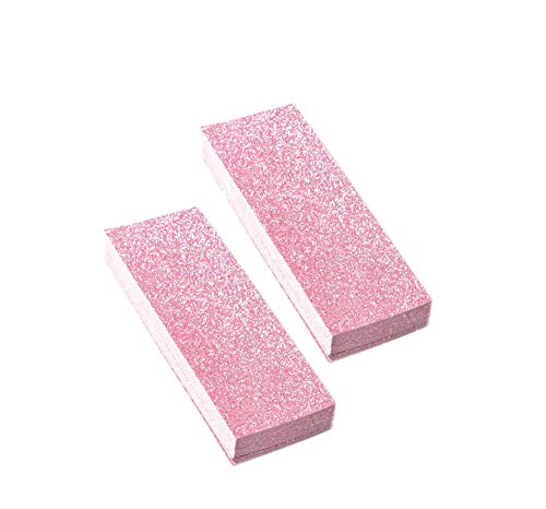 Qixivcom 50 парчиња правоаголник Внатрешна сјај за позадина хартија розова сјајна хартија пакување кутија за пакување на долниот картон за