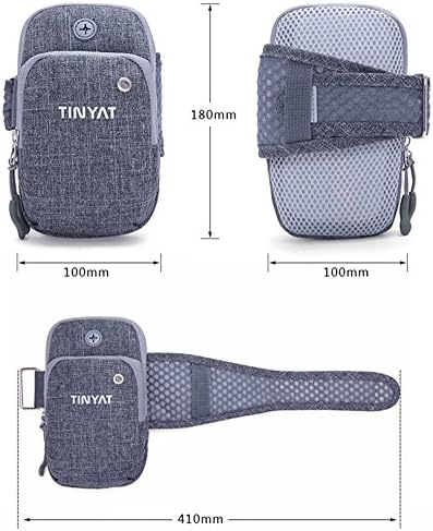 Мултифункционални џебови за спортска облека Tianmai Multifunctional Terrick Watch Warmbag за iPhone 7 6 Plus 6s 6, Samsung Note 5 4 3 и помалку од 5,7 инчи мобилни телефони