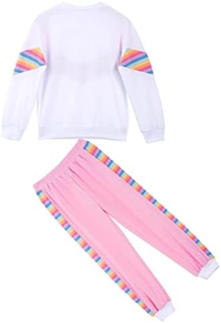 Zdhoor Kids Boys 2 Piece Tracksuit со долги ракави со долги ракави врвови џогер џемпери за џокери поставени облека атлетска спортска облека