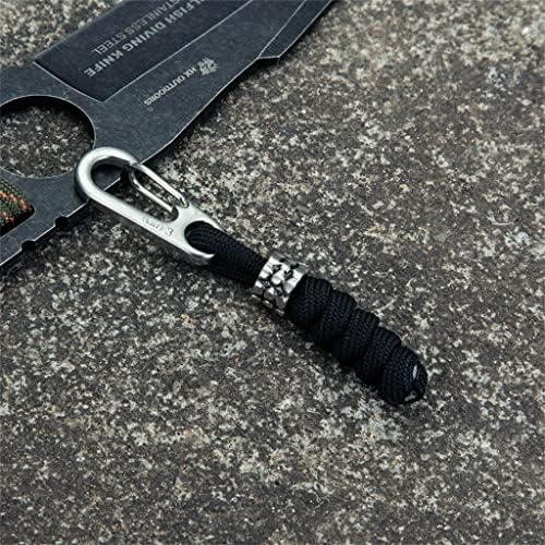 XJJZS клуч за клучеви на отворено планинарење метална тока висока јачина на падобрански ранец ранец за прицврстување (боја: б, големина