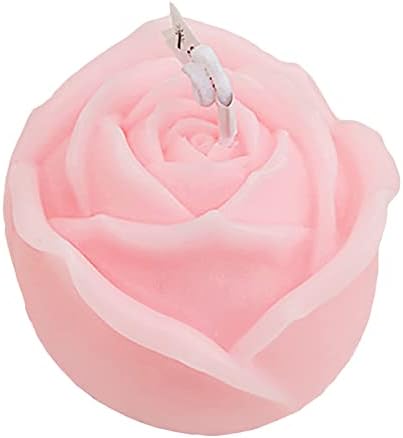 1 парчиња форма на ароматерапија во форма на роза, миризливи свеќи есенцијални масла Ослободување од стрес, подарок за празници за пријатели,